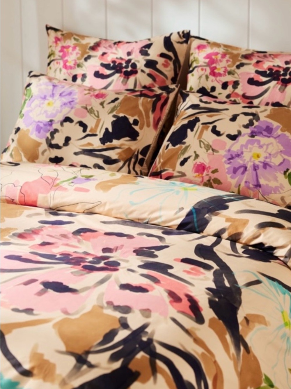 Anthropologie x Mauve Full bedding set